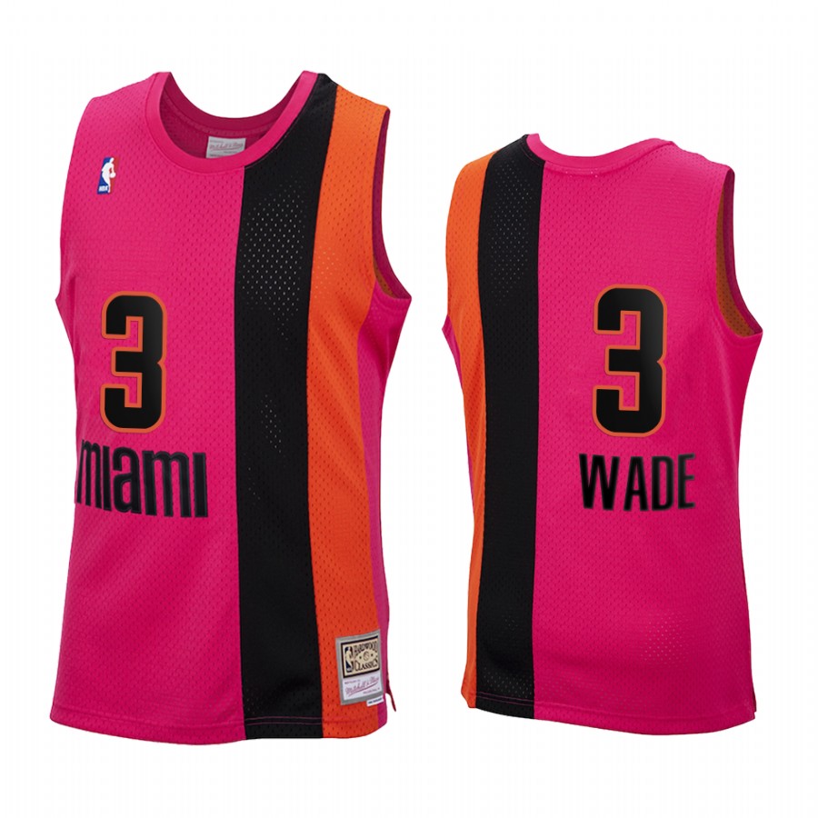 Dwyane Wade Miami Heat Pink Jersey Reload Hardwood Classics