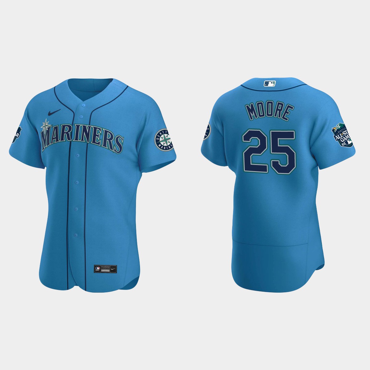 Dylan Moore Seattle Mariners 2023 MLB All-Star Game Jersey – Royal
