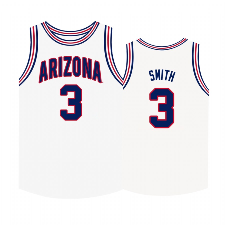 Dylan Smith Arizona Wildcats #3 College Jersey - White