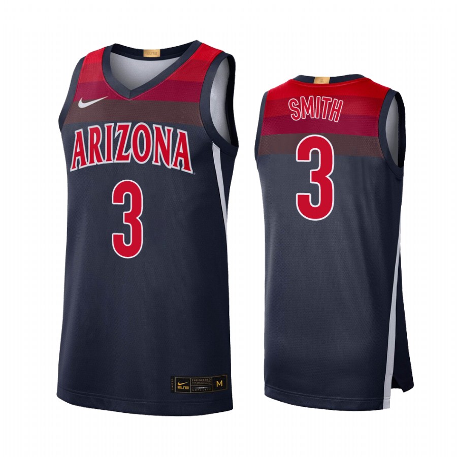 Dylan Smith Arizona Wildcats #3 Limited College Baketball Jersey - Navy