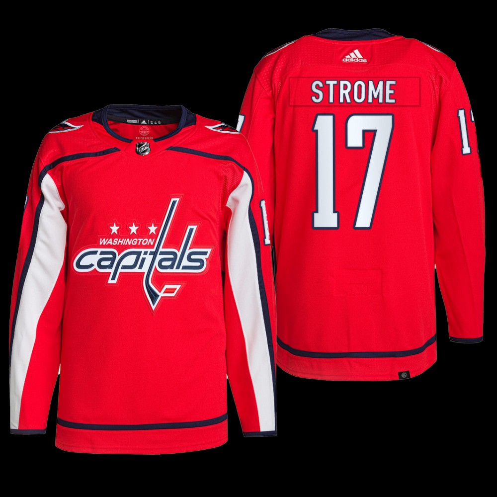 Dylan Strome Washington Capitals Primegreen Jersey 2022 Red #17 Home Uniform