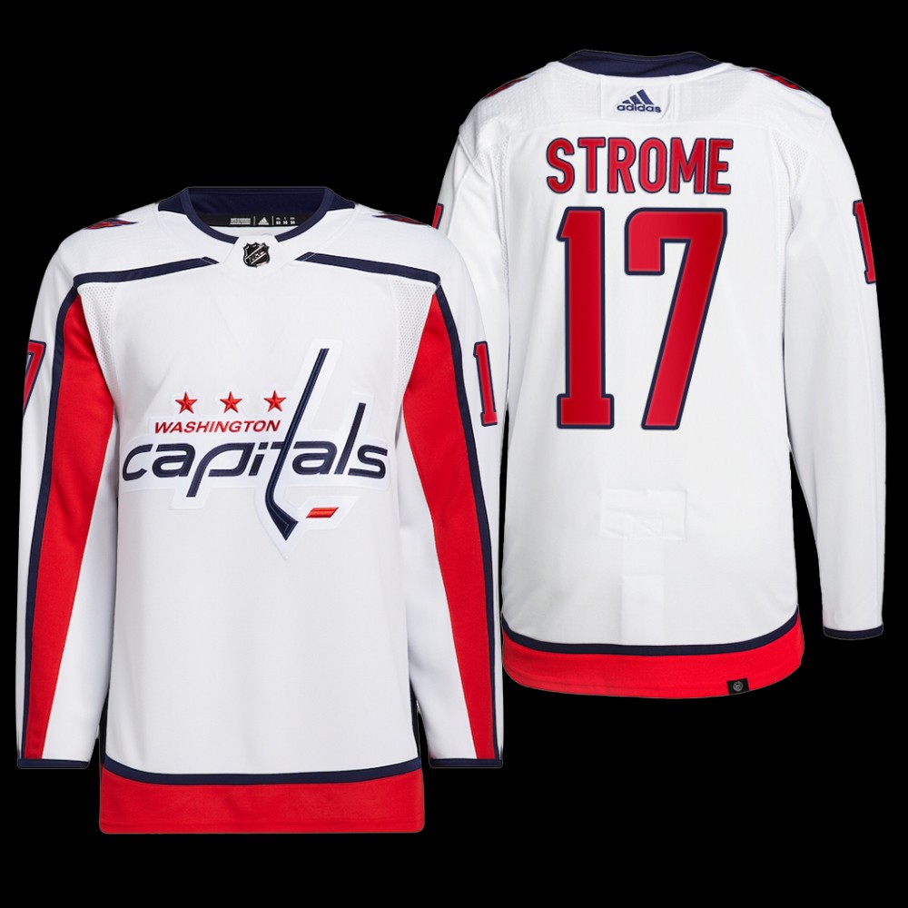 Dylan Strome Washington Capitals Primegreen Jersey 2022 White #17 Away Uniform