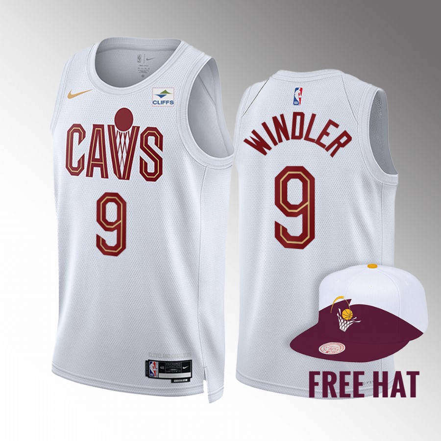 Dylan Windler 2022-23 Cleveland Cavaliers White #9 Association Edition Jersey Swingman