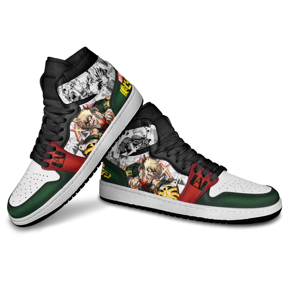 Dynamight JD1s Sneakers My Hero Academia Anime Shoes Mix Manga, Air Jordan Hightop