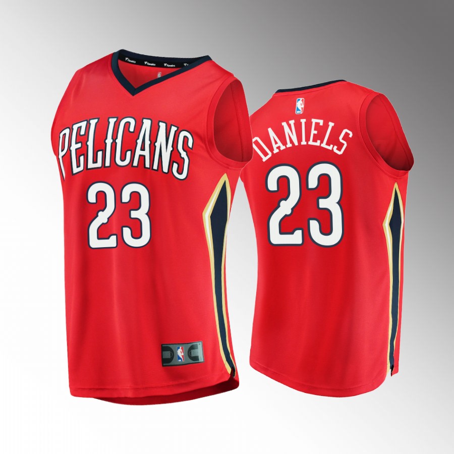 Dyson Daniels Pelicans #23 Red Jersey Fast Break 2022-23 Statement