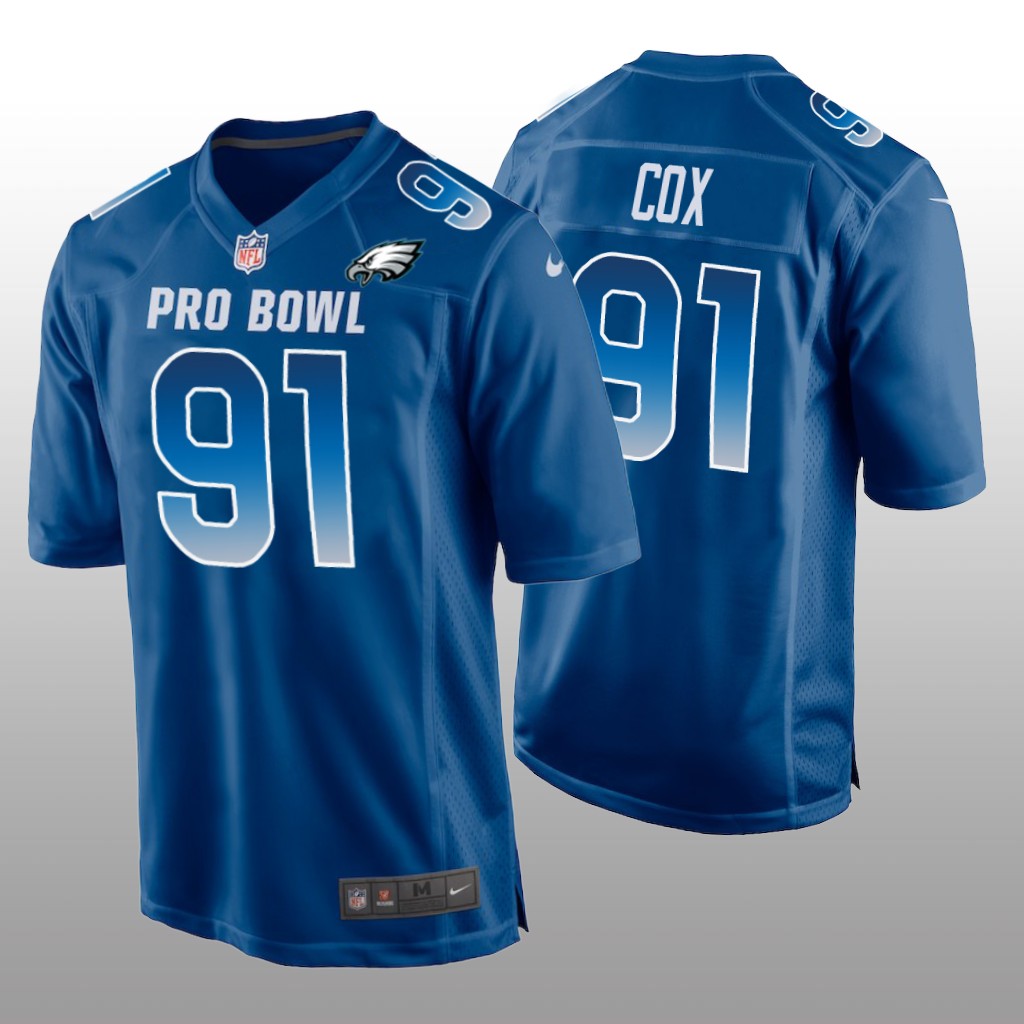 Eagles Fletcher Cox NFC Game Royal Jersey - 2019 Pro Bowl