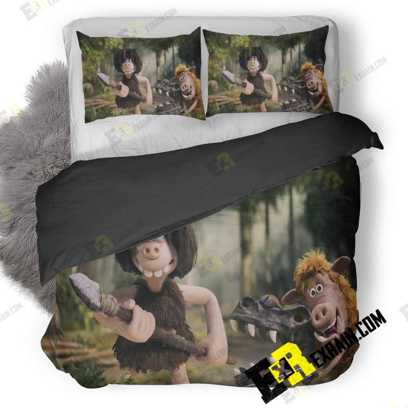 Early Man 3D Customized Duvet Cover Bedding Set