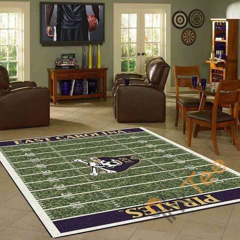 East Carolina Pirates Home Field Area Rectangle Rug