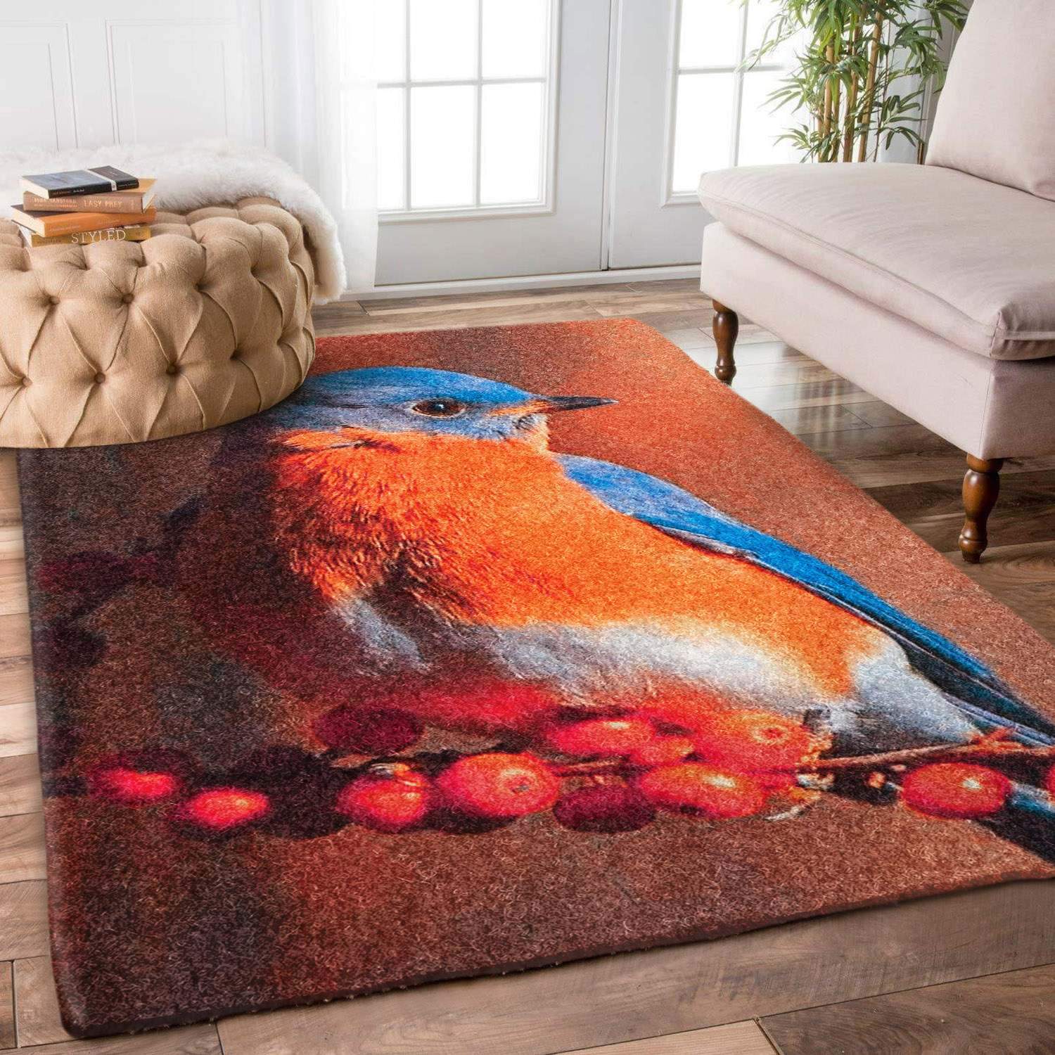 Eastern Bluebird Limited Edition Rectangle Rug