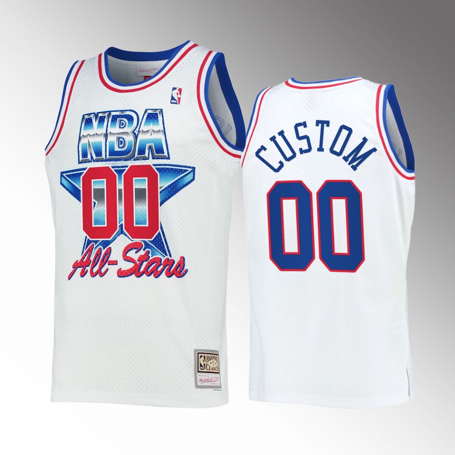 Eastern Conference #00 Custom 1992 All-Star Jersey White