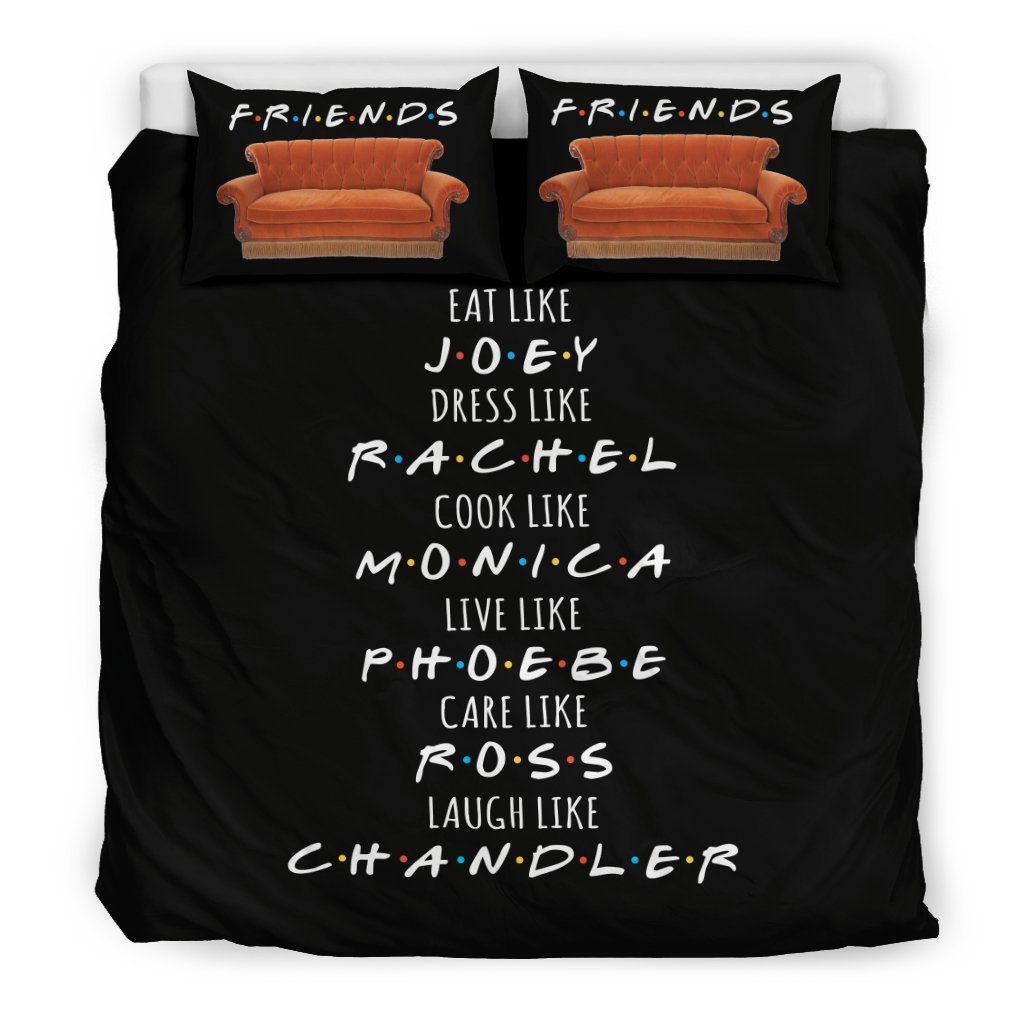 Eat Like Joey Dress Like Rachel 3D Customized Duvet Cover Bedding Set