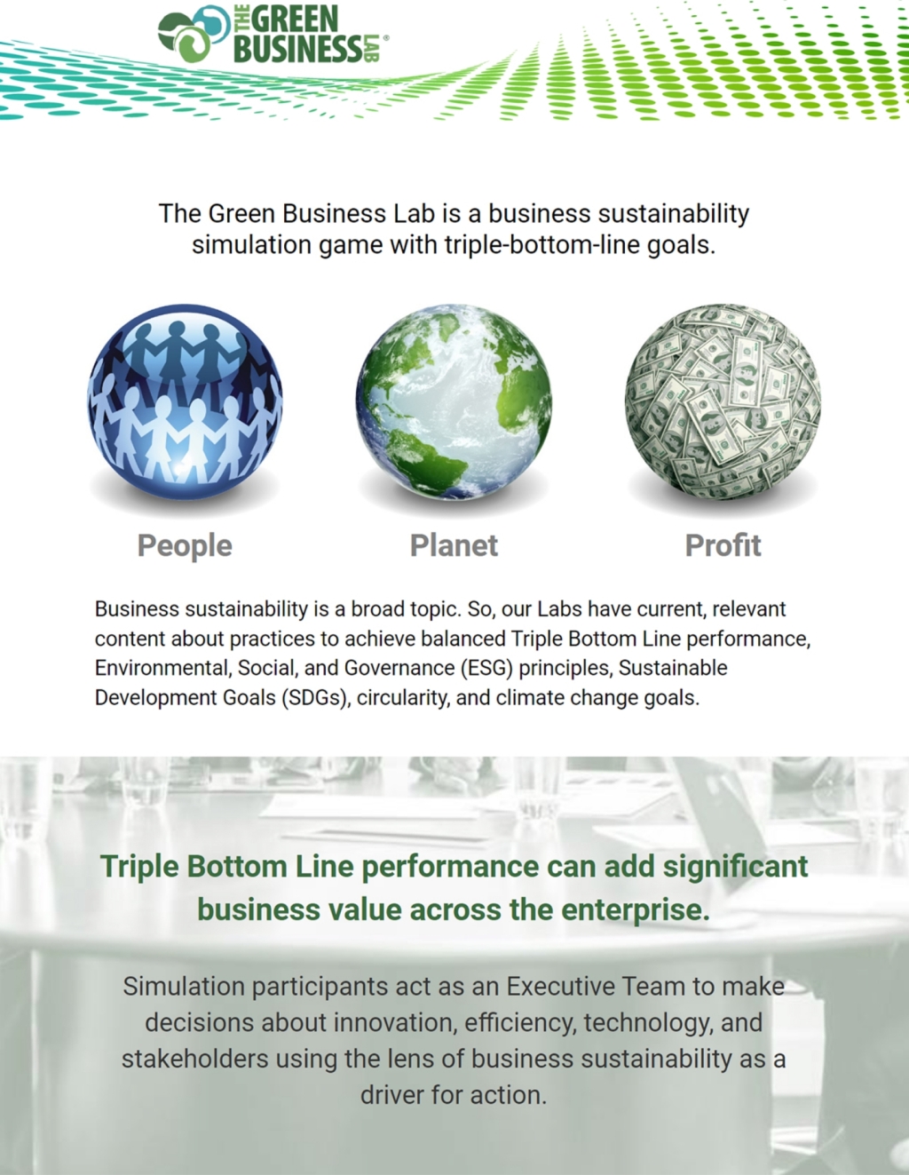 Green Business Lab 1st Edition