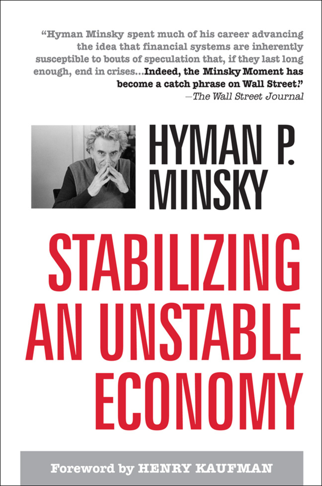 Stabilizing an Unstable Economy 1st Edition