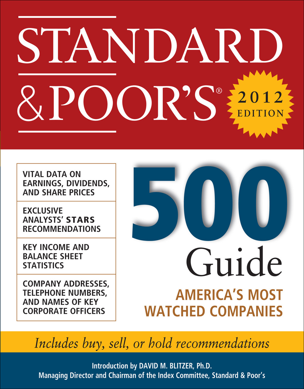 Standard and Poor's 500 Guide, 2012 Edition 15th Edition