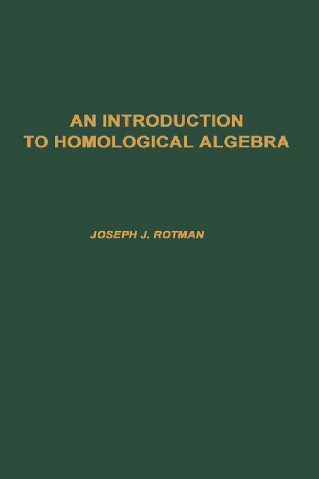Introduction to Homological Algebra, 85 