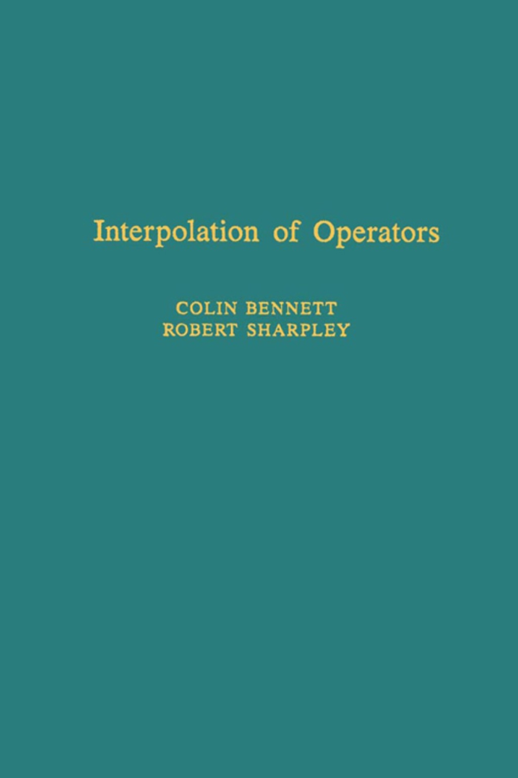 Interpolation of Operators 