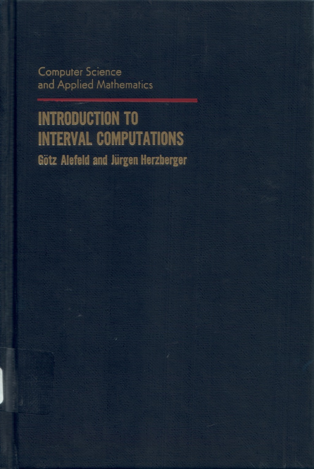 Introduction to Interval Computation 1st Edition