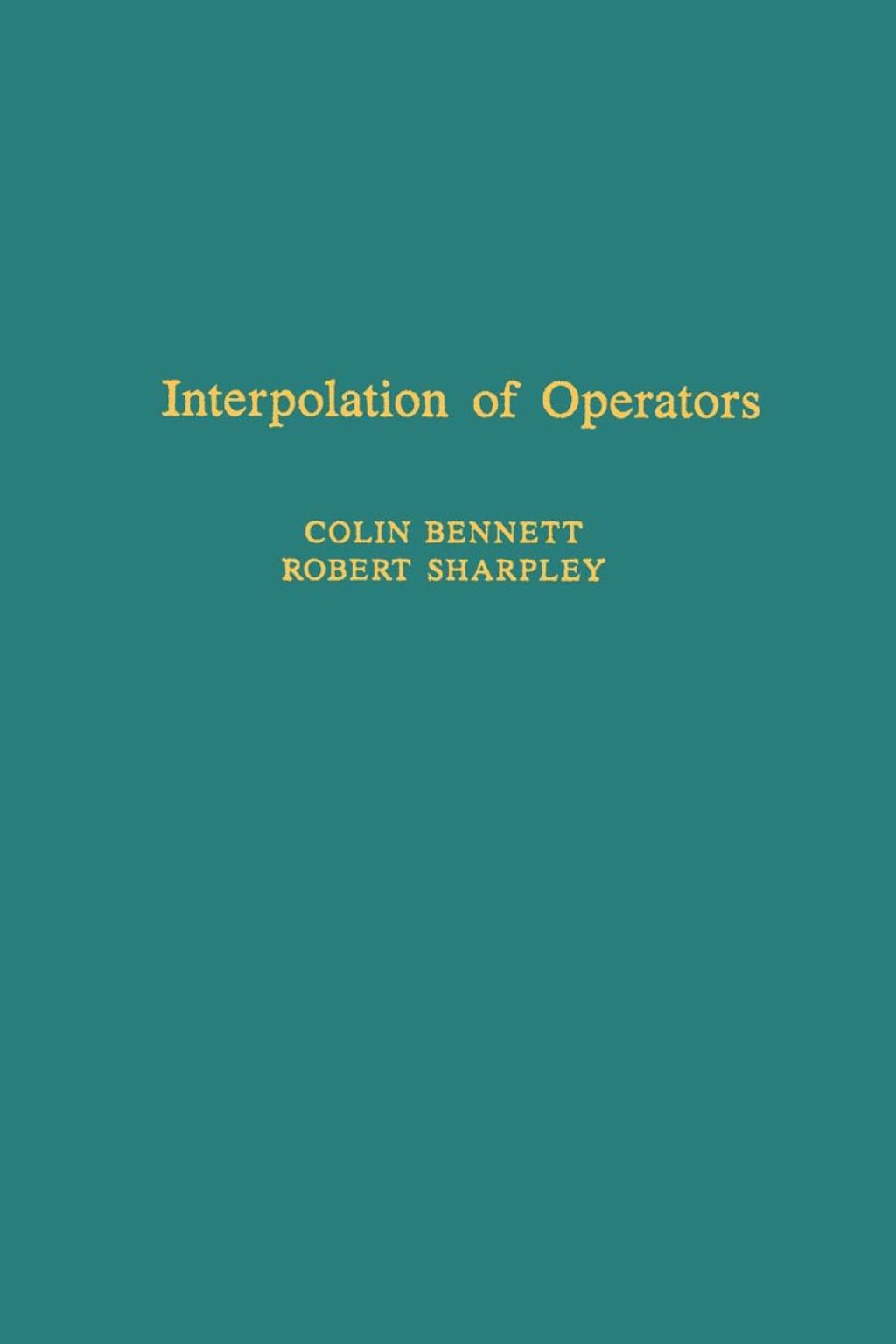 Interpolation of Operators 