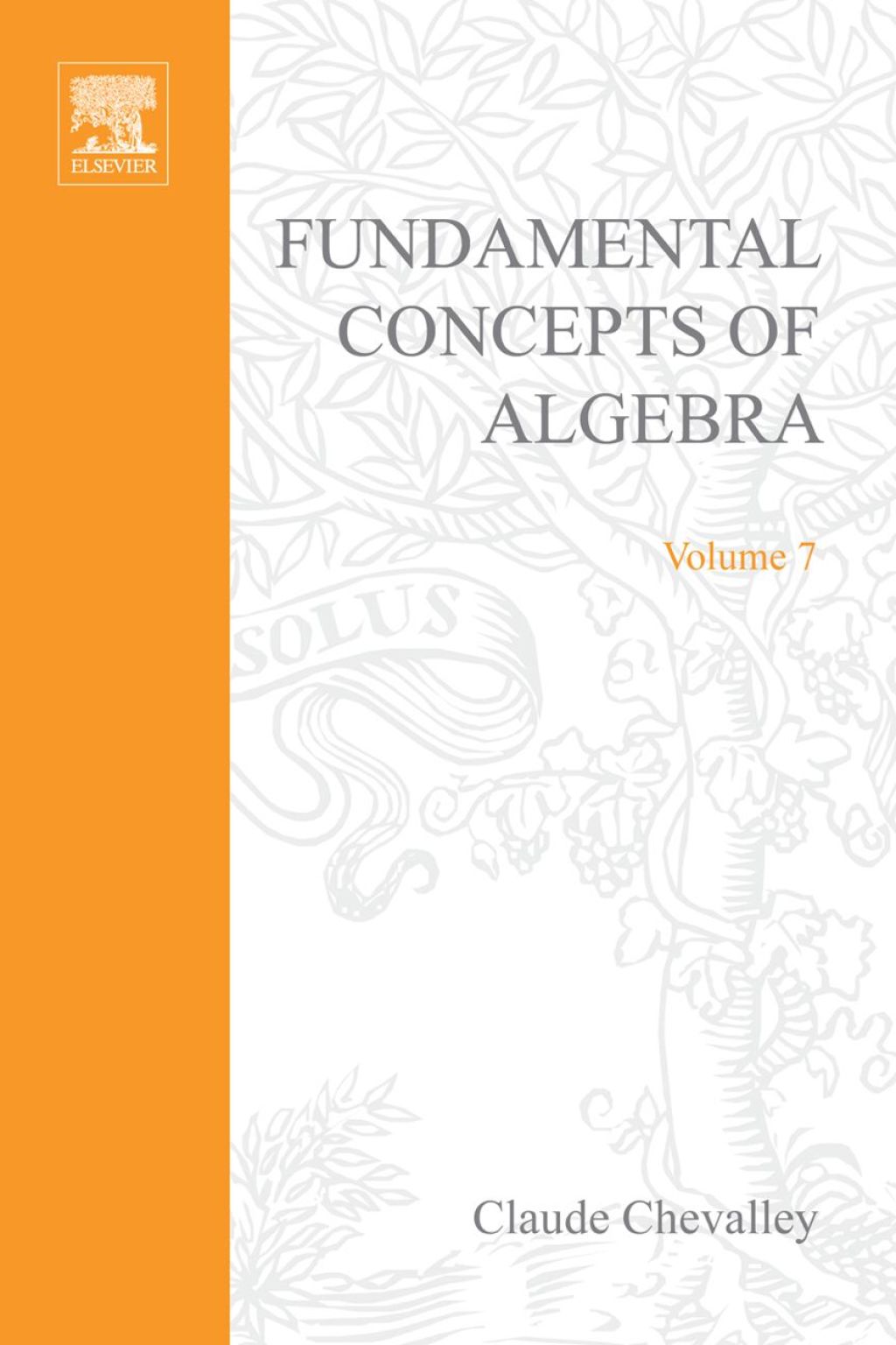 Fundamental concepts of algebra 