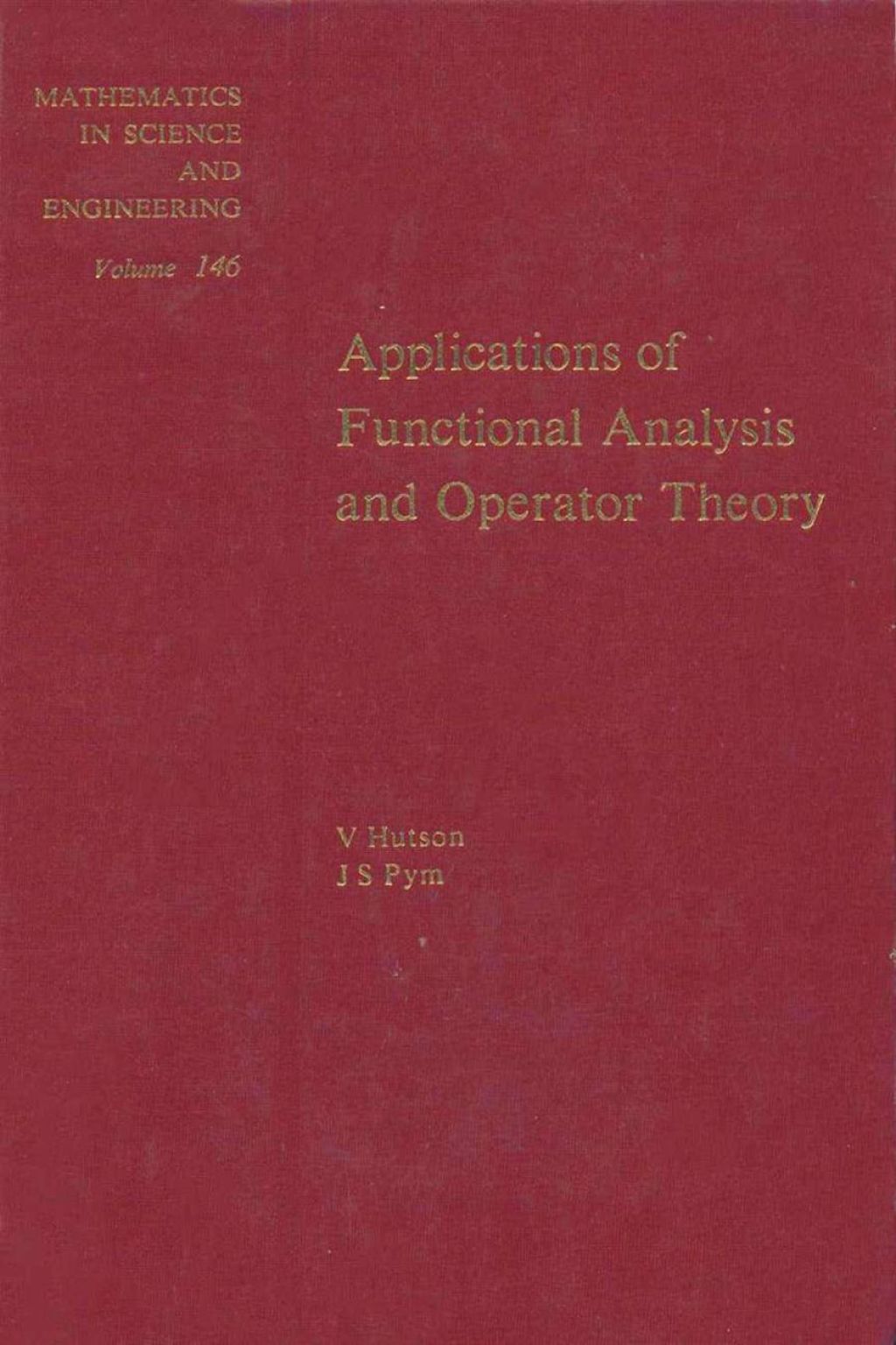 Applications of functional analysis and operator theory 