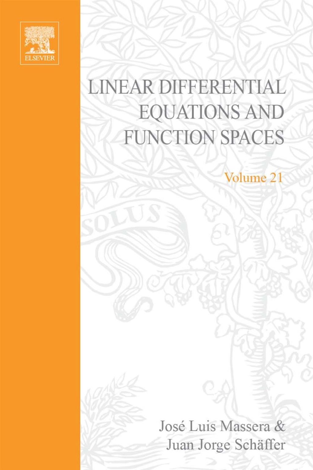 Linear differential equations and function spaces 