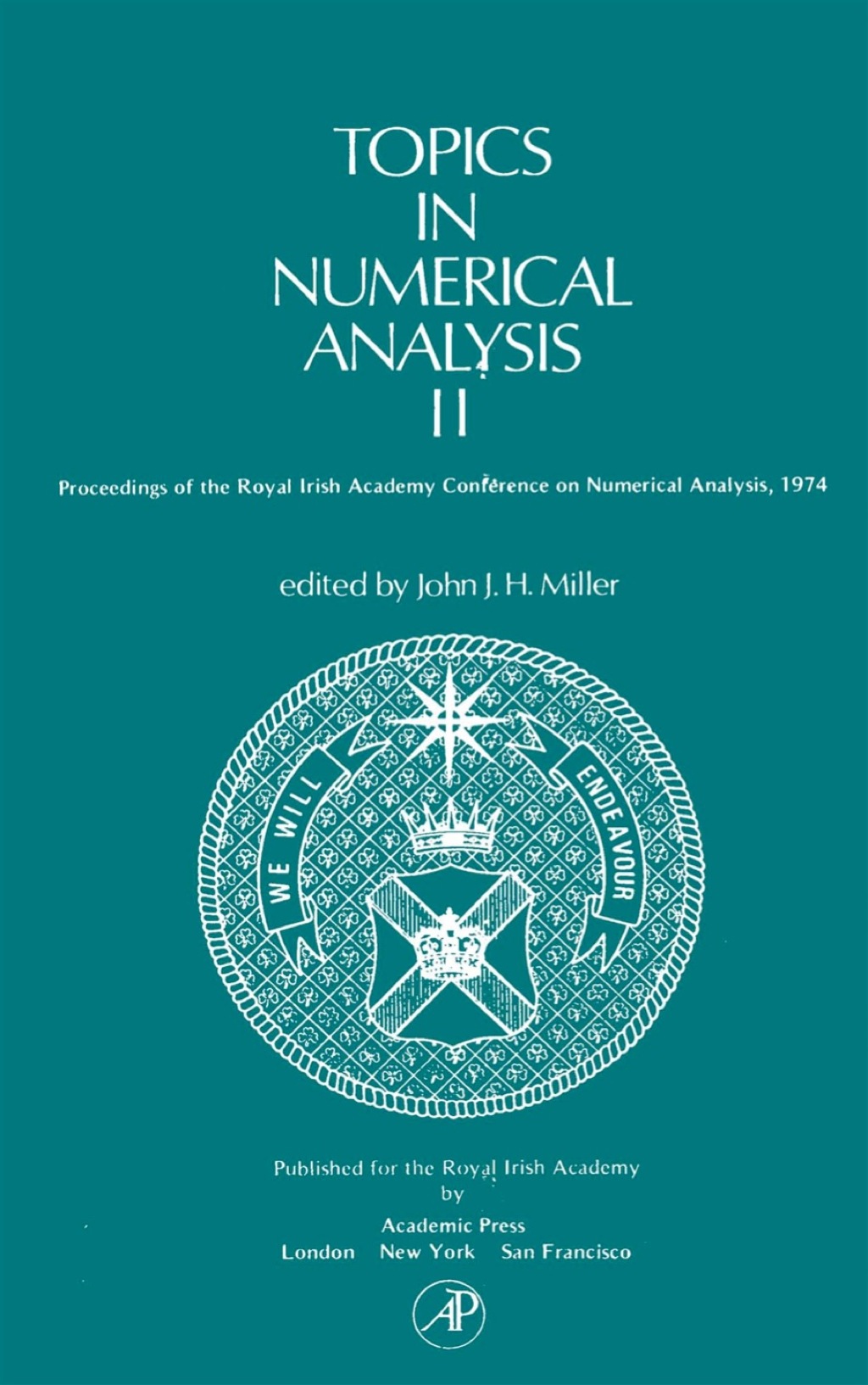 Topics in Numerical Analysis II 1st Edition