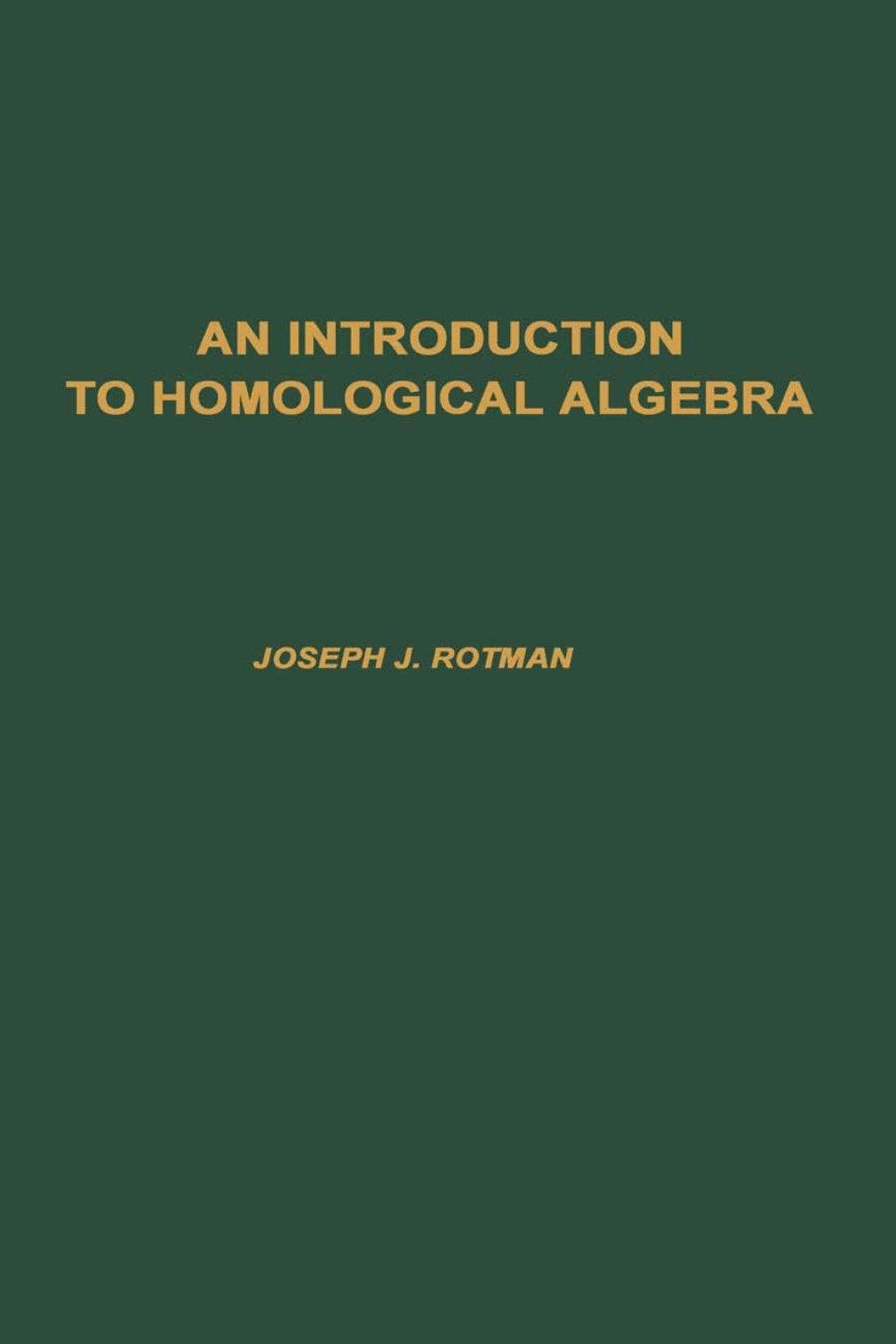 Introduction to Homological Algebra, 85 