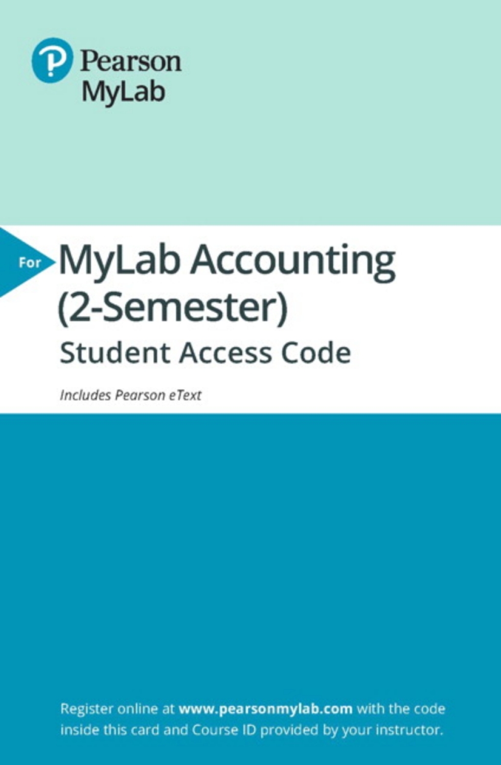 MyLab Accounting Horngren's Financial & Managerial Accounting 6th Edition