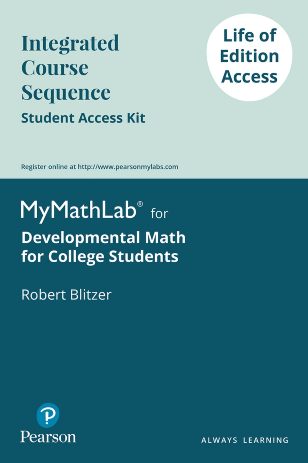MyLab Math (up to 24 months) for Developmental Mathematics 1st Edition