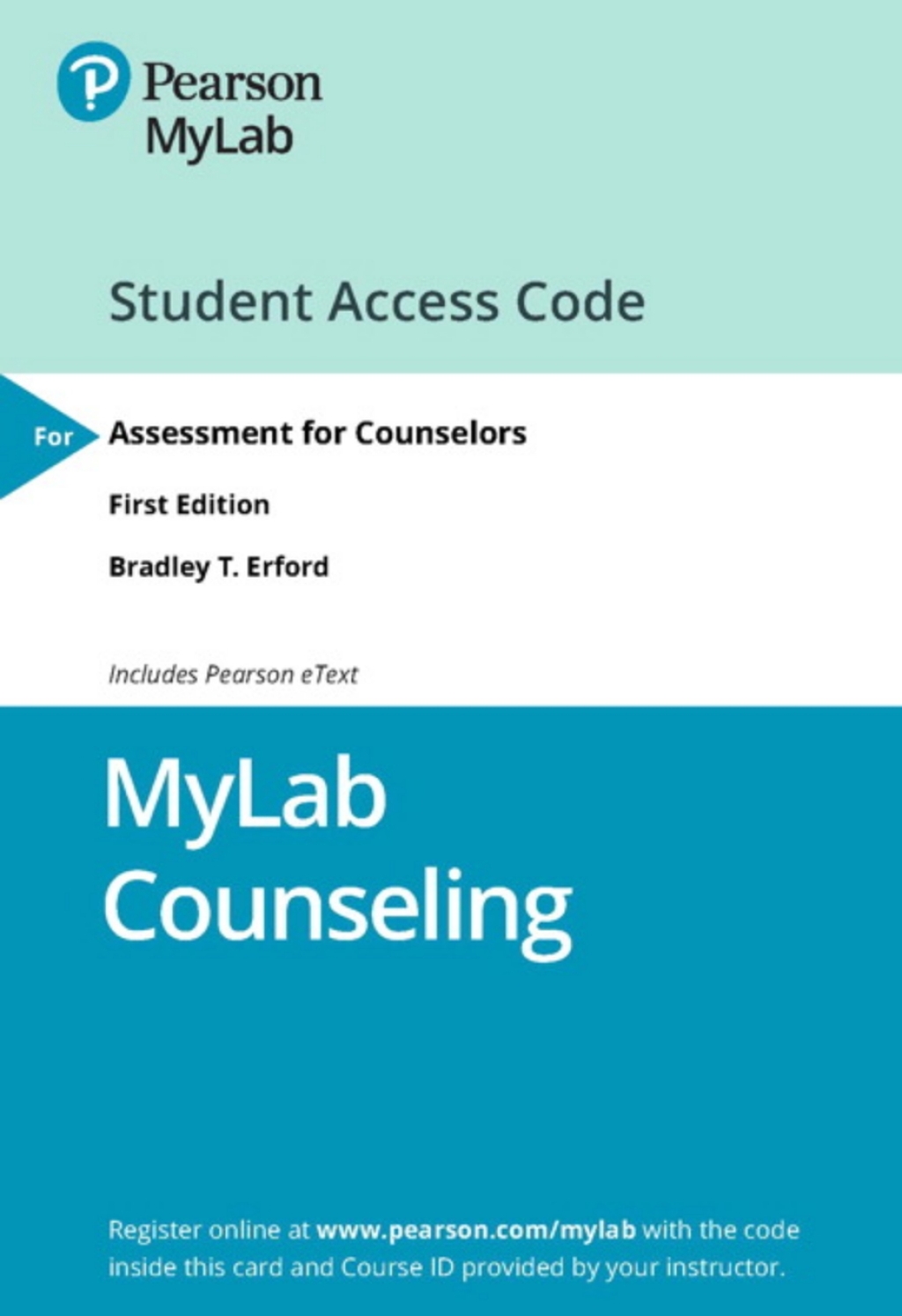 MyLab Counseling Assessment for Counselors 1st Edition