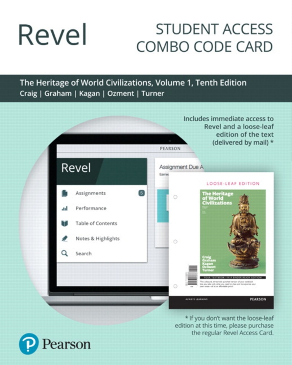 Revel + Print Combo for Heritage of World Civilizations, The, Volume 1 10th Edition