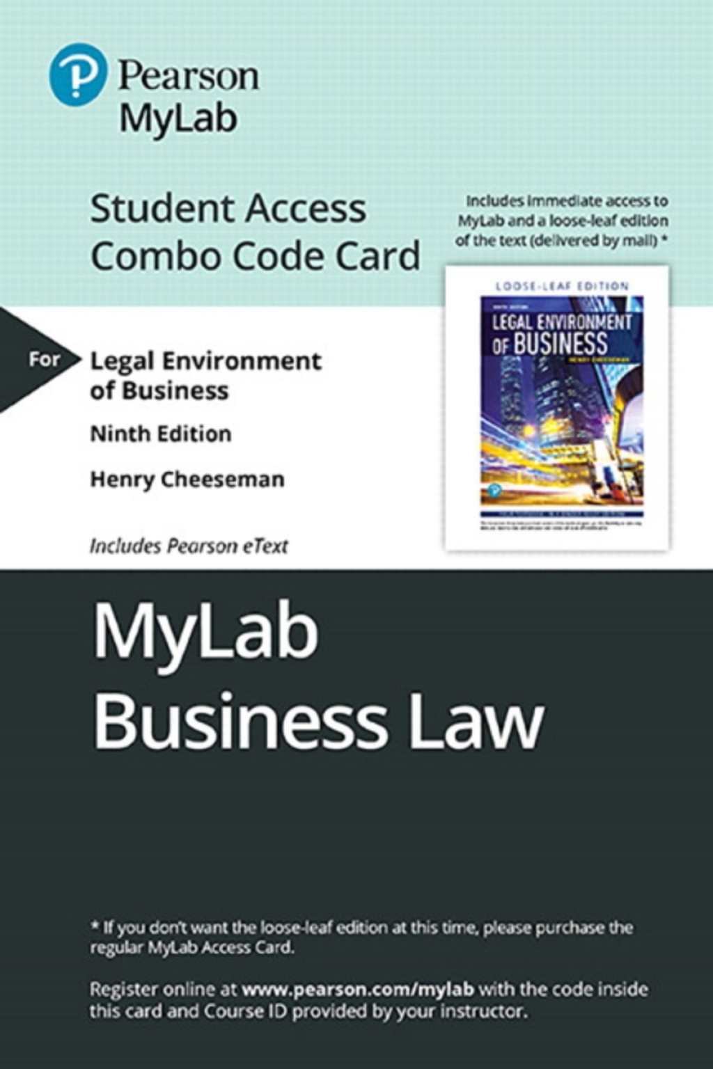 MyLab Business Law  for Legal Environment of Business 9th Edition