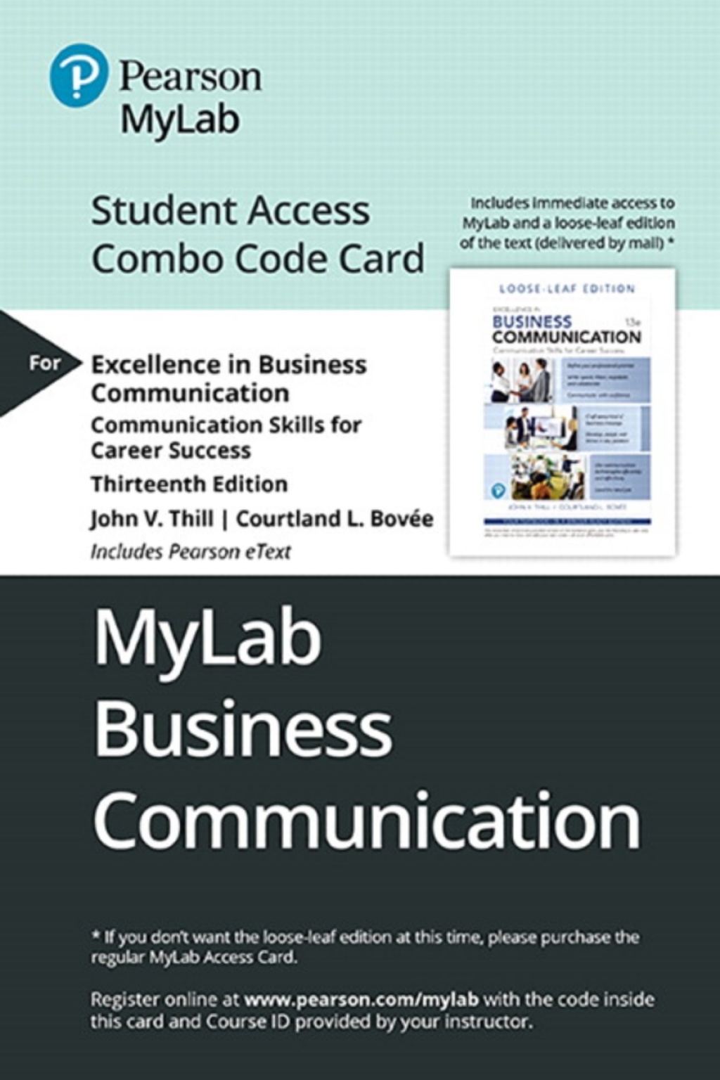 MyLab Business Communication  for Excellence in Business Communication 13th Edition