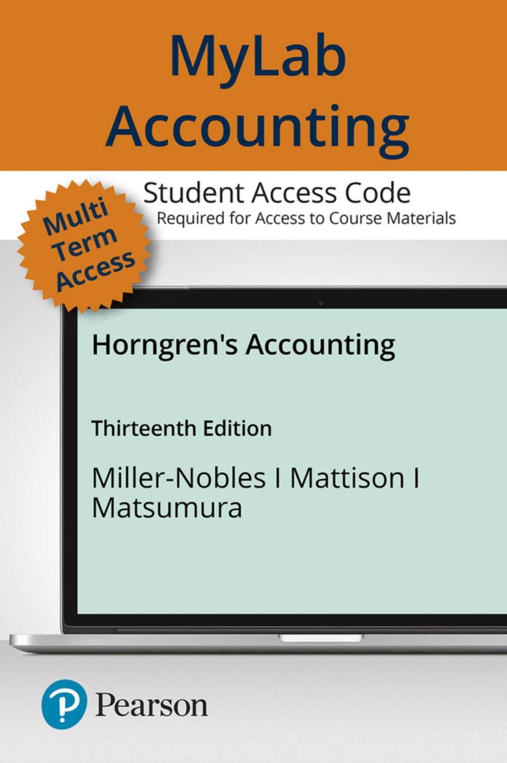 MyLab Accounting Horngren's Accounting 13th Edition