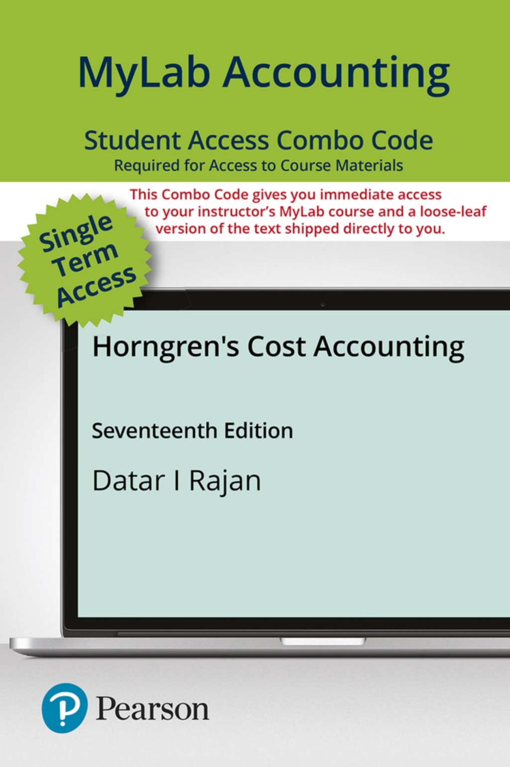 MyLab Accounting  for Horngren's Cost Accounting 17th Edition