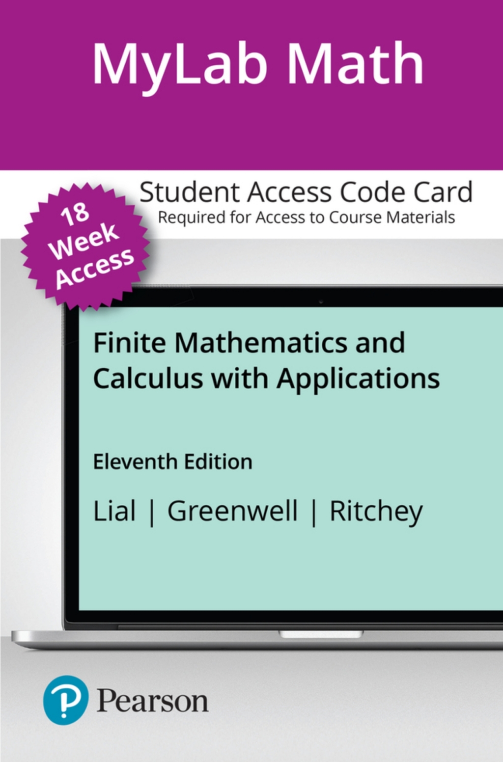 MyLab Math Finite Mathematics and Calculus with Applications 11th Edition