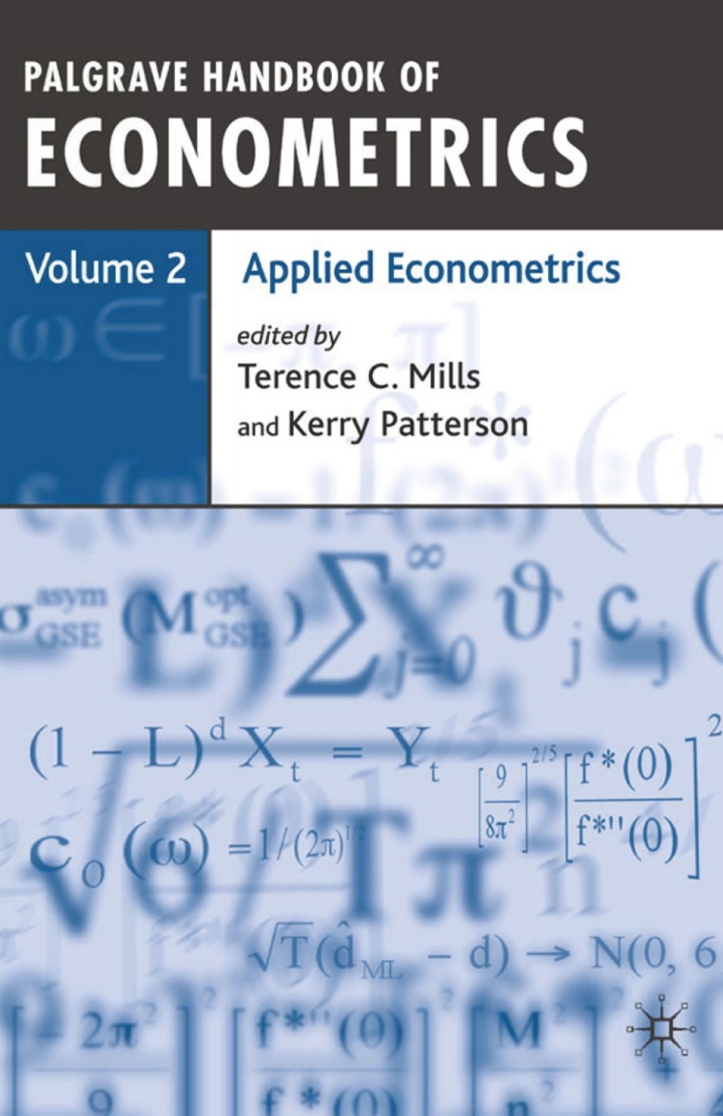 Palgrave Handbook of Econometrics Volume 2: Applied Econometrics 