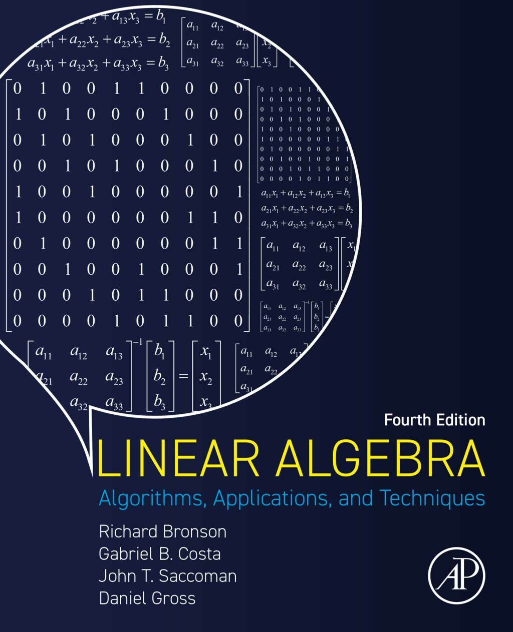 Linear Algebra Algorithms, Applications, and Techniques 4th Edition
