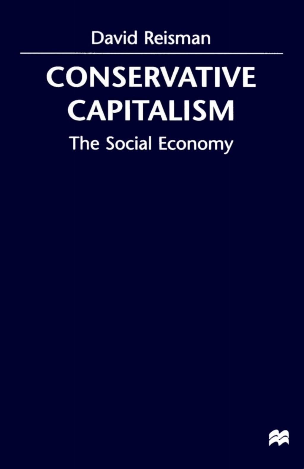 Conserative Capitalism The Social Economy 