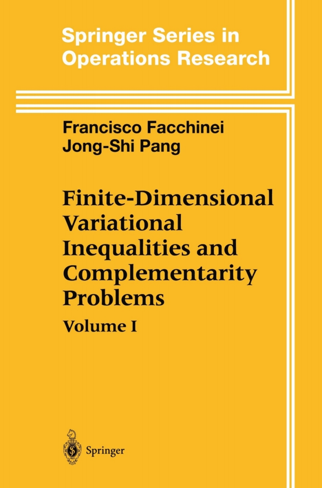 Finite-Dimensional Variational Inequalities and Complementarity Problems 
