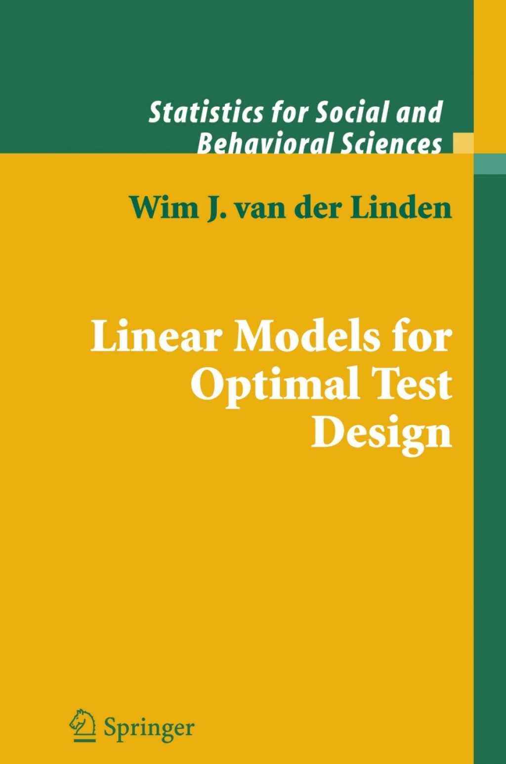Linear Models for Optimal Test Design 