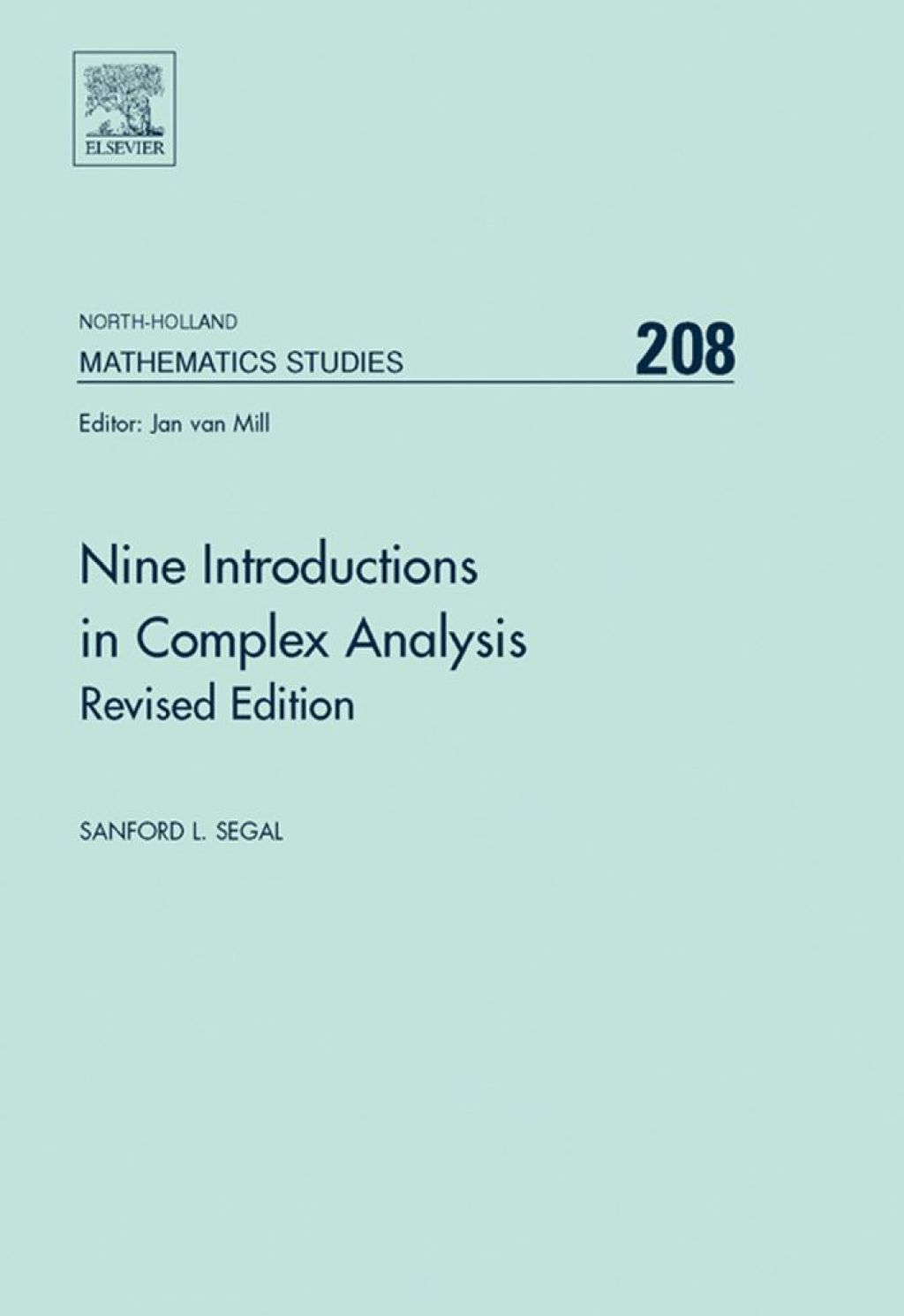 Nine Introductions in Complex Analysis - Revised Edition 