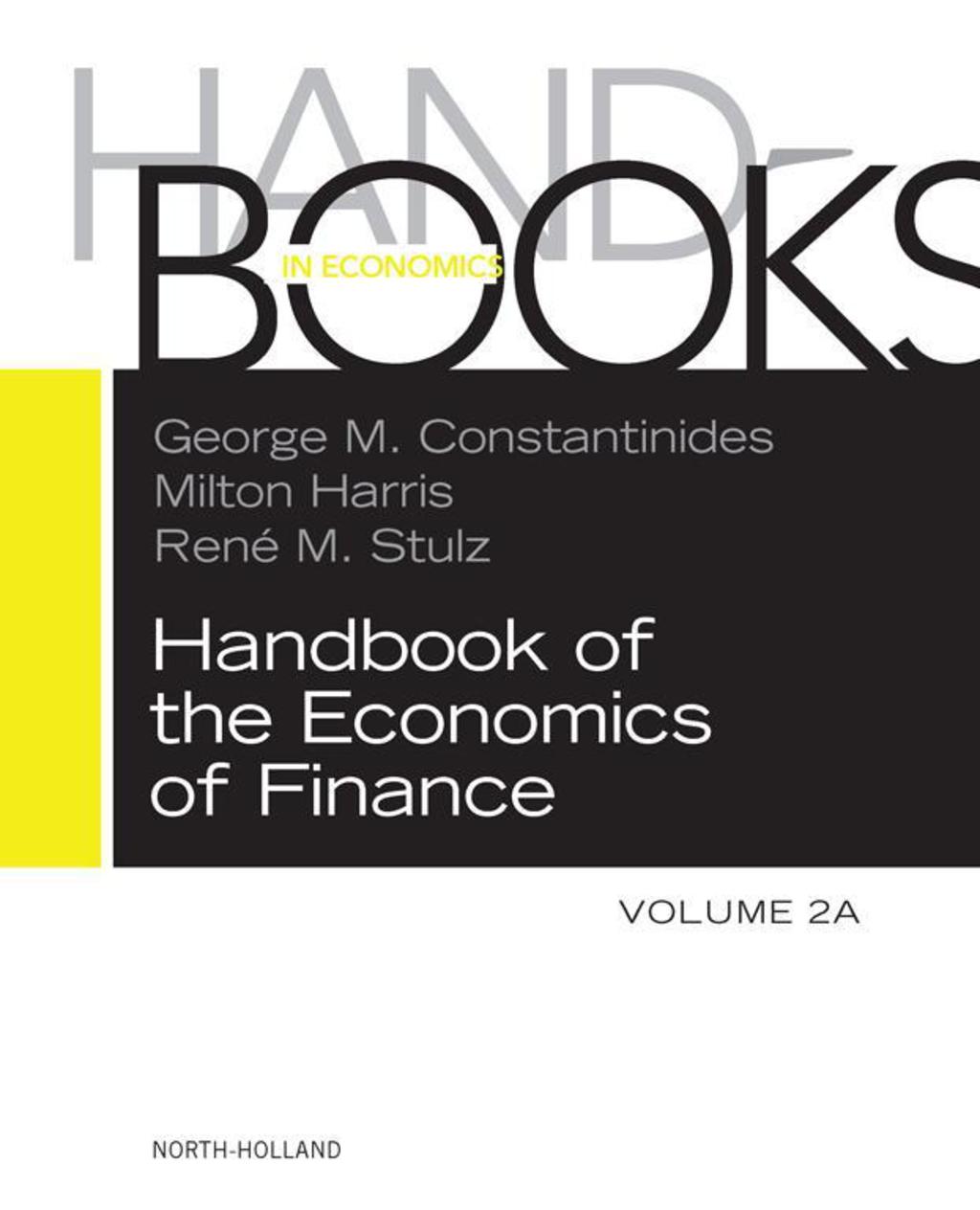 Handbook of the Economics of Finance: Corporate Finance 