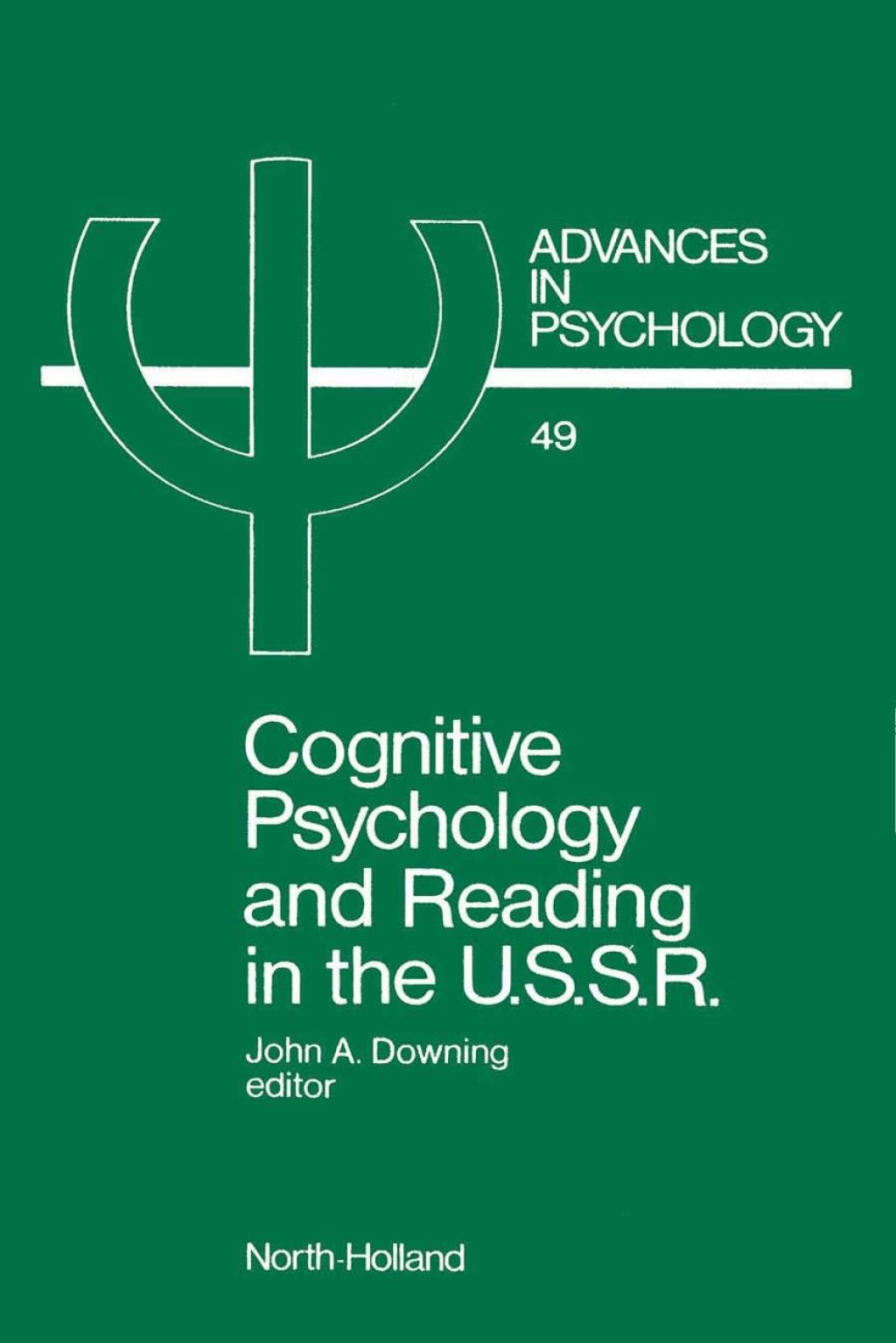 Cognitive Psychology and Reading in the USSR 