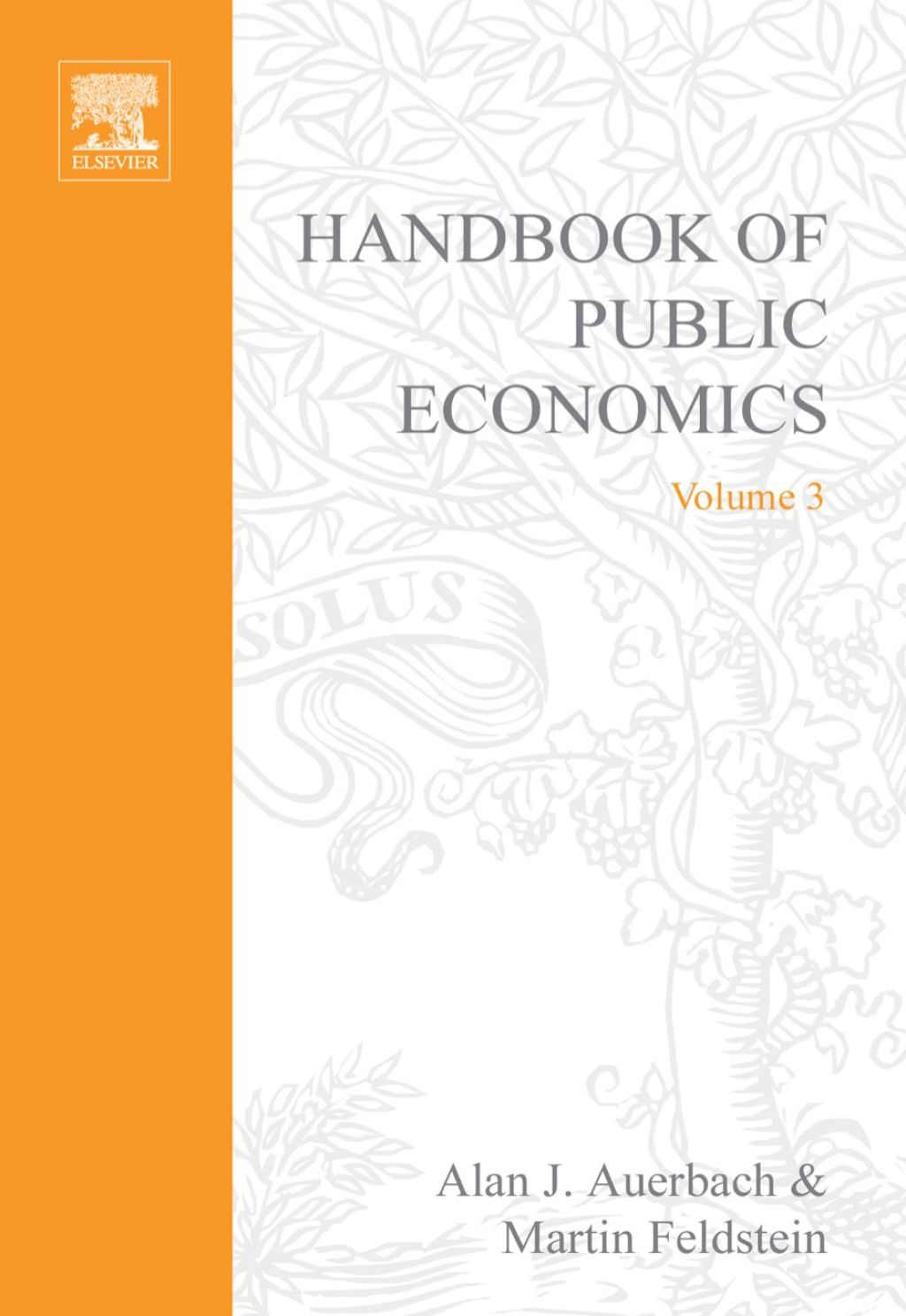 Handbook of Public Economics 
