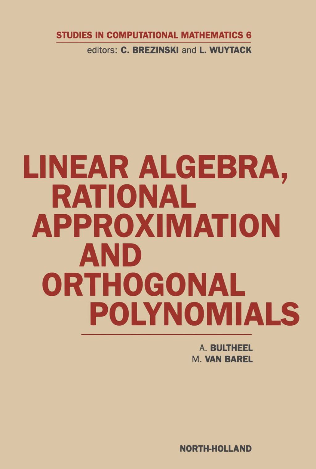 Linear Algebra, Rational Approximation and Orthogonal Polynomials 