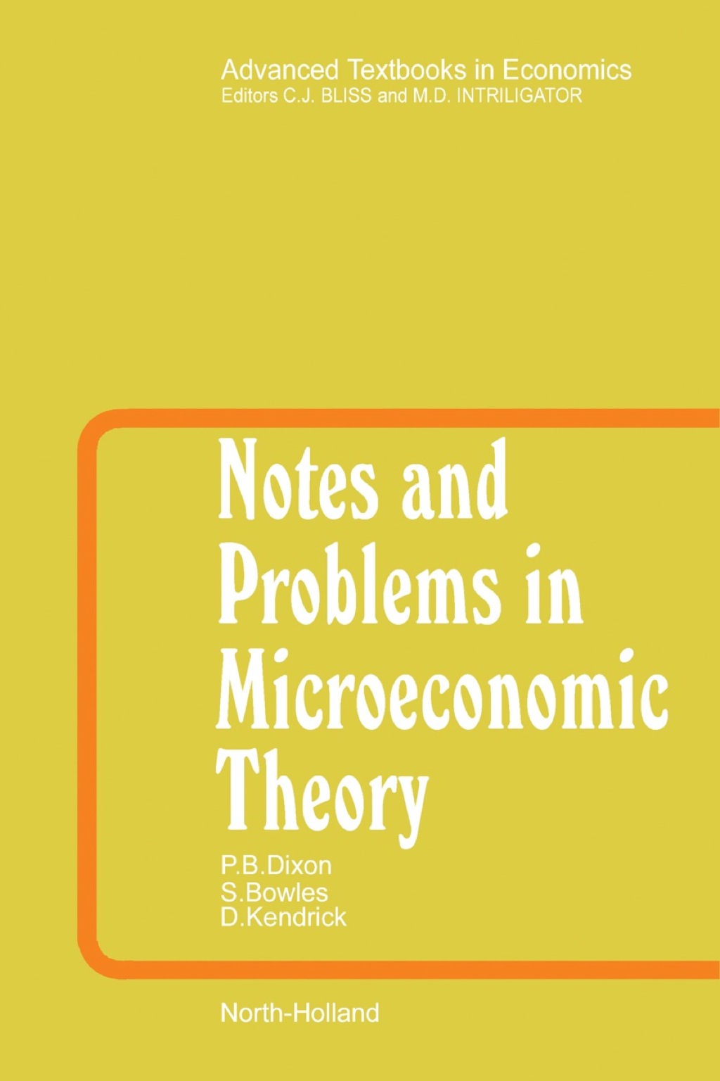Notes and Problems in Microeconomic Theory 