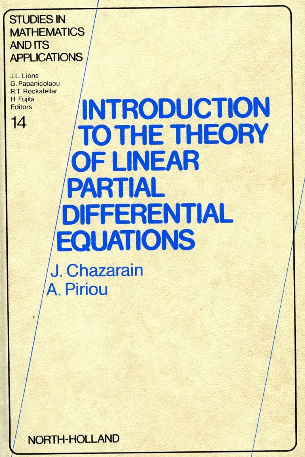 Introduction to the Theory of Linear Partial Differential Equations 