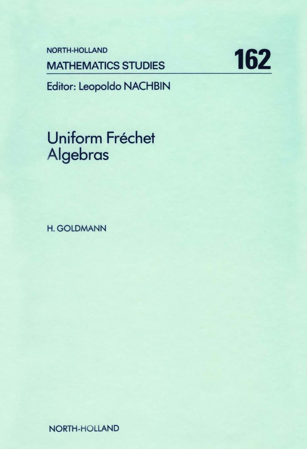 Uniform Fréchet Algebras 