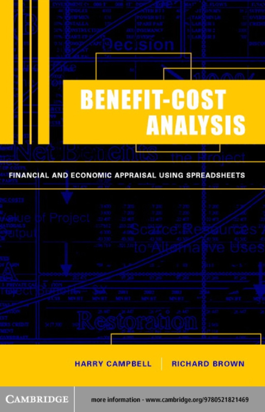 Benefit-Cost Analysis Financial and Economic Appraisal using Spreadsheets 1st Edition